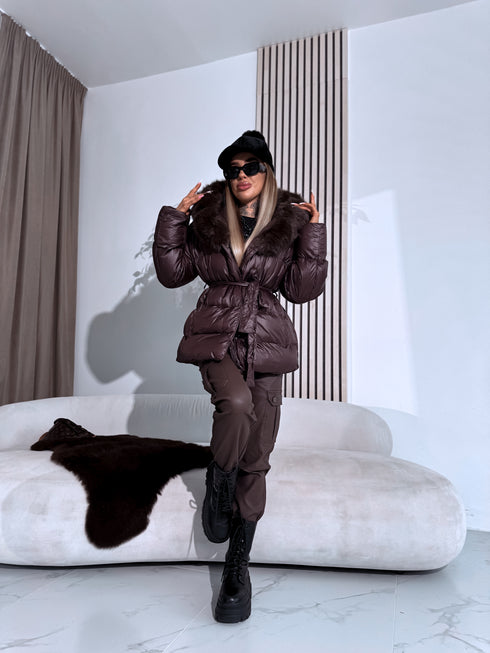 Jacket "BRONZA FC7627" - CHOCO